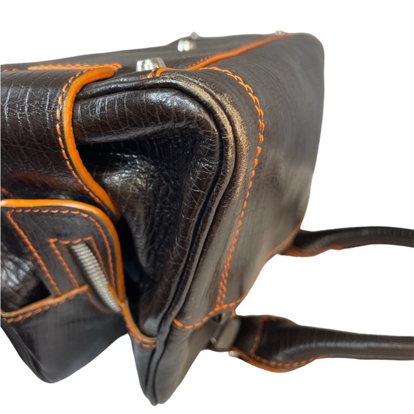 Francesco Biasia Leather made in Italy & Dust Bag - Picture 12 of 14